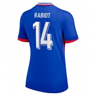 Maglie da calcio Francia Adrien Rabiot #14 Prima Maglia Femminile Europei 2024 Manica Corta